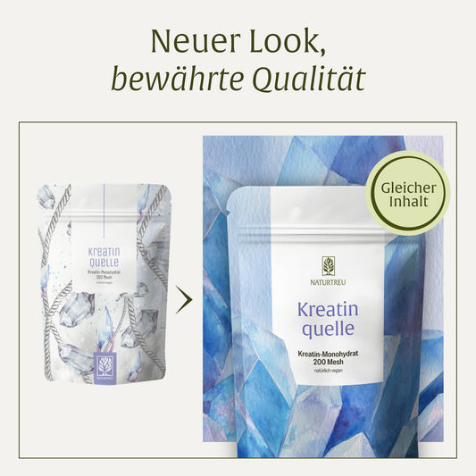 Kreatinquelle: Kreatin Monohydrat mit 200 Mesh