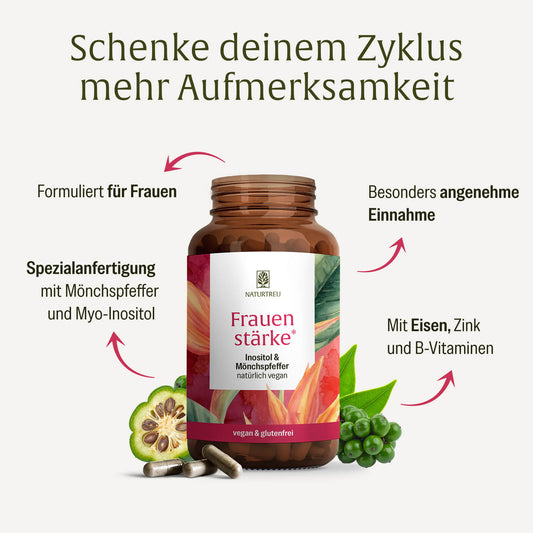 Frauenstaerke Inositol Moenchspfeffer Hochwertige-Inhaltsstoffe
