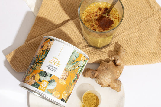 Goldelixier von NATURTREU: Getränkepulver für Goldene Milch