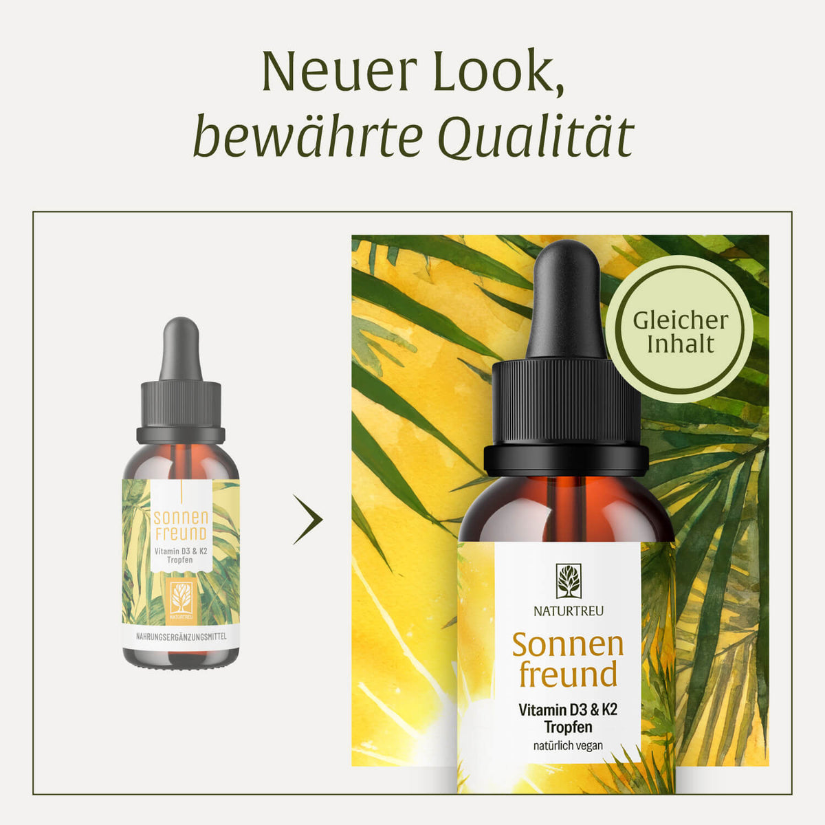 Sonnenfreund: Vitamin D3 & K2 Tropfen für Erwachsene (1.000 I.E.)