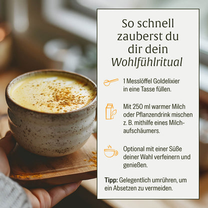 GOEL Goldelixier Creatives DE Onlineshop Zubereitung