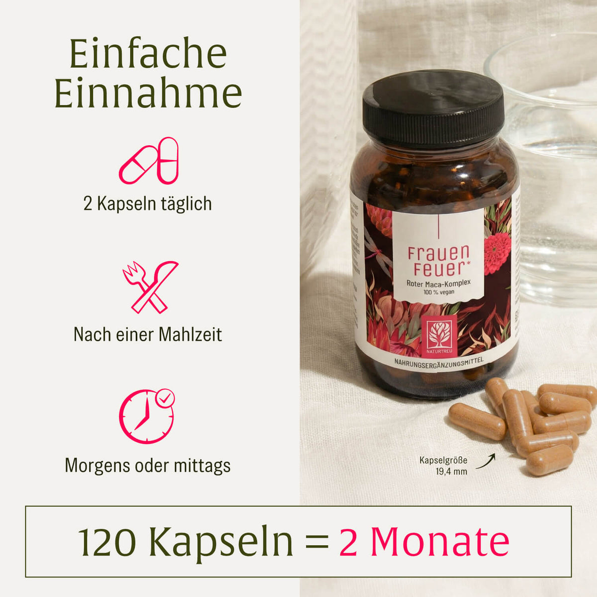 Frauenfeuer Einnahme