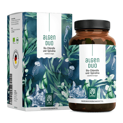 Algenduo Bio-Chlorella-und-Spirulina Titelbild