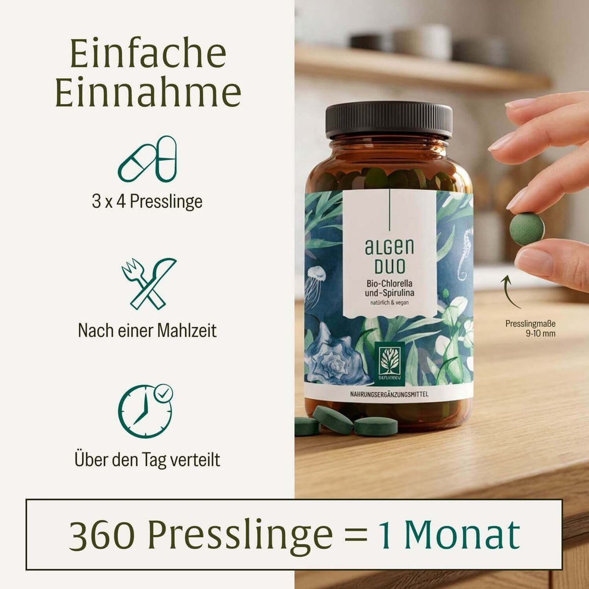 Algenduo: Bio-Spirulina & Bio-Chlorella