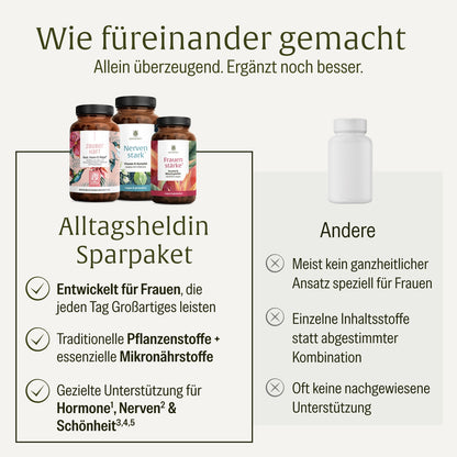 Alltagsheldin Sparpaket: Zauberhaft, Nervenstark & Frauenstärke