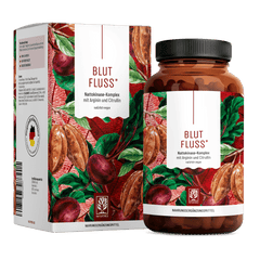 Blutfluss: Nattokinase-Komplex mit Arginin und Citrullin