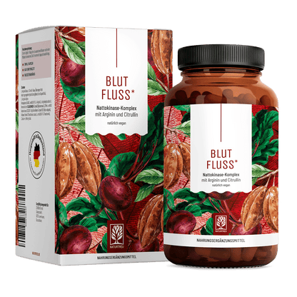 Blutfluss Nattokinase-Komplex mit Arginin und Citrullin Titelbild