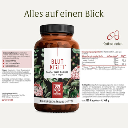 Blutkraft Eisen-Komplex Etikett 01
