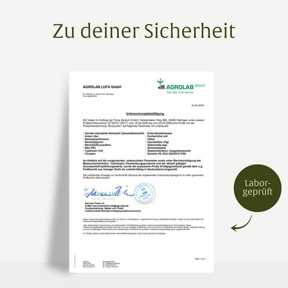 Blutzucker mit-Zimt-Inositol- Olivenblatt Laborzertifikat 