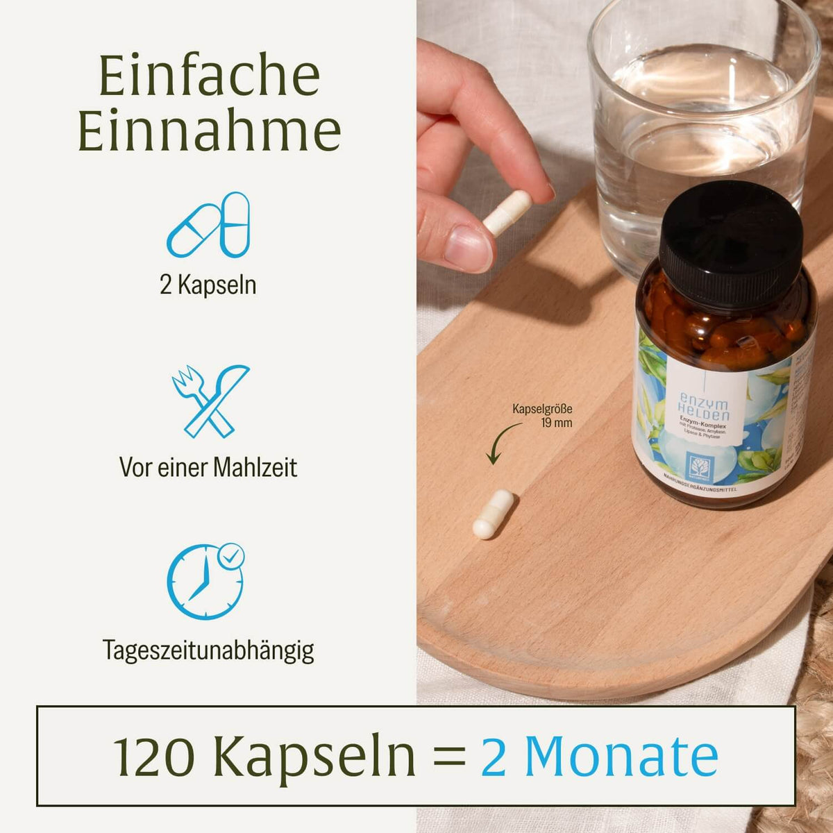 Enzymhelden: Enzym-Komplex mit Protease, Amylase, Lipase & Phytase
