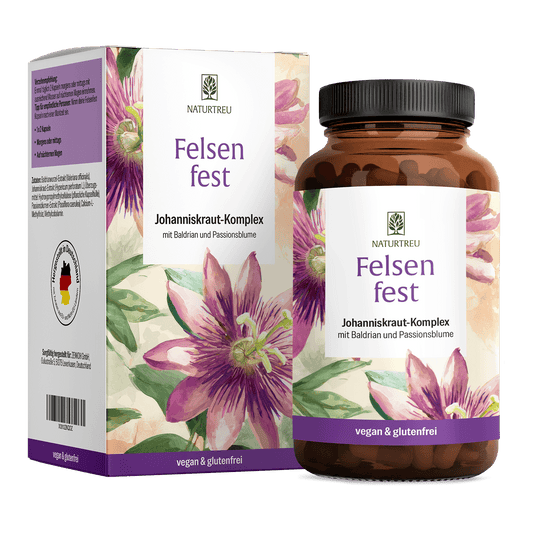 Felsenfest Passionsblume-Baldrian-Johanniskraut-Komplex Titelbild