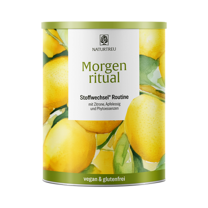 Morgenritual von NATURTREU, 150 Gramm Stoffwechsel Pulver für 30 Tage.