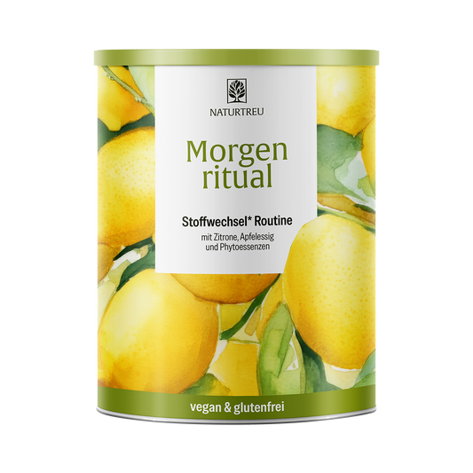 Morgenritual von NATURTREU, 150 Gramm Stoffwechsel Pulver für 30 Tage.