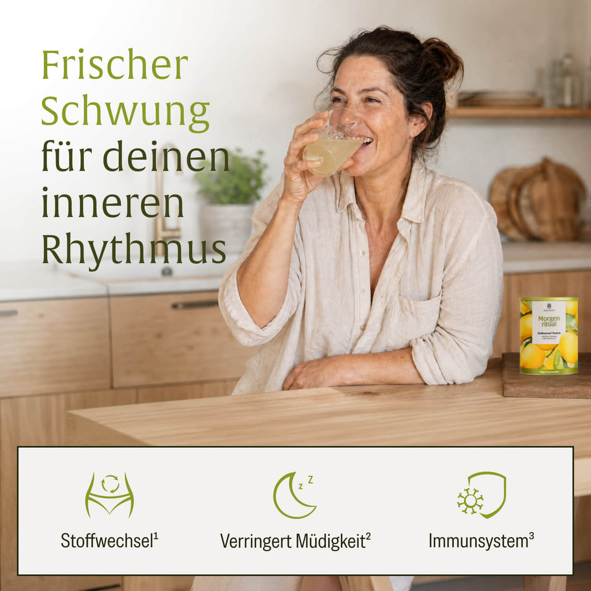 Grafik: Vitamin C leistet einen wichtigen Beitrag für Energie und Abwehrkräfte.