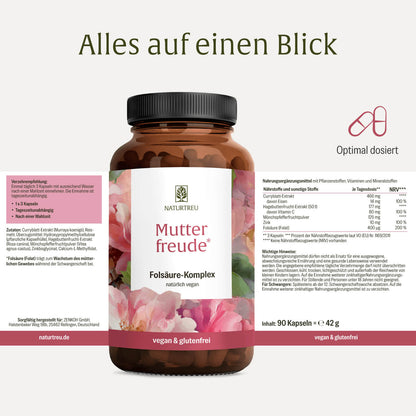 Mutterfreude Folsaeure-Komplex Etikett 
