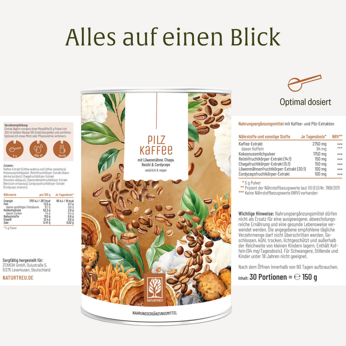 Pilzkaffee Kaffeegetraenkepulver Etikett 01