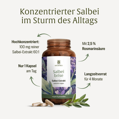 Salbeibrise Salbei-Extrakt Hochwertige Inhaltsstoffe
