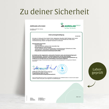 Stillzeit Aktivierter Bockshornklee-Komplex Laborzertifikat