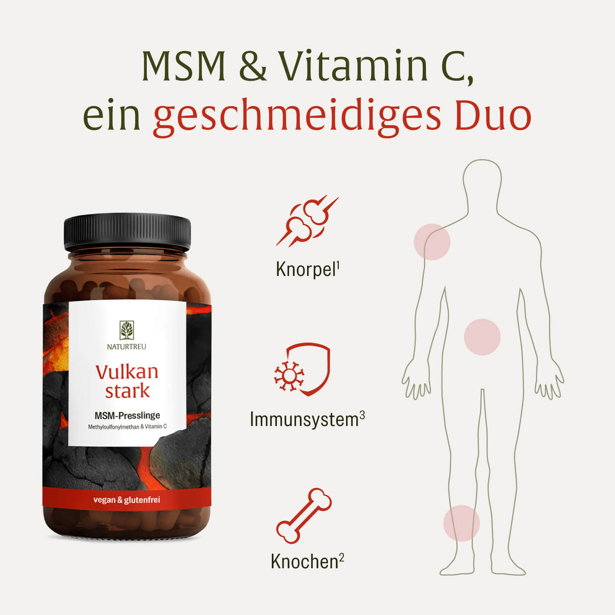Vulkanstark MSM Qualität