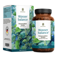 Wasserbalance von NATURTREU Brennnesselblatt-Komplex, 90 Brennnessel Kapseln für 30 Tage.