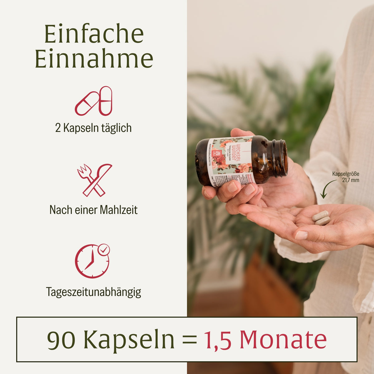 Wechselwunder: Meno-Komplex mit Yams & Rotklee