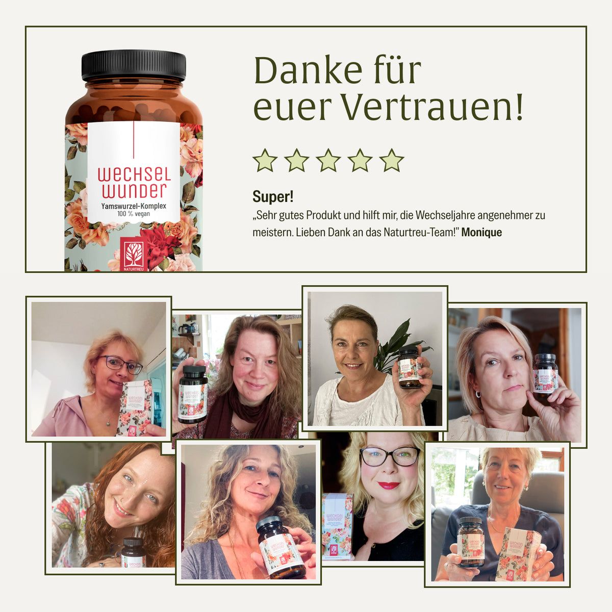 Wechselwunder Yamswurzel-komplex Testimonials