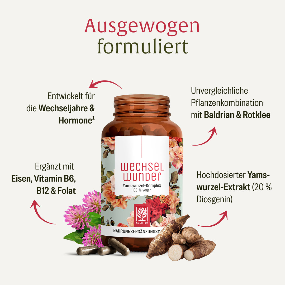 Wechselwunder Yamswurzel-komplex  Inhaltsstoffe